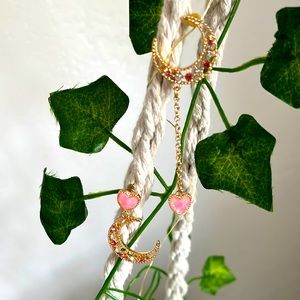 Crescent moon earrings